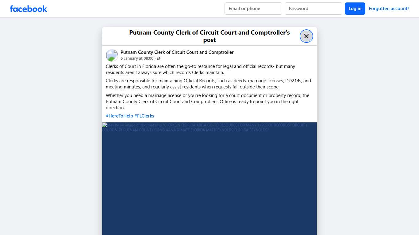 Cler... - Putnam County Clerk of Circuit Court and Comptroller | Facebook